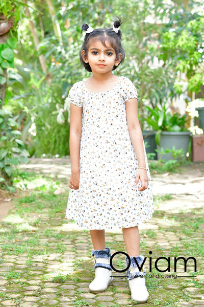 Kids Cotton Dress - Traditional