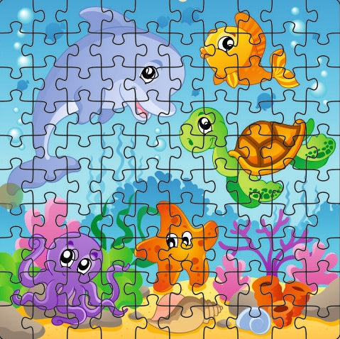 100 Pieces Jigsaw Puzzle Undersea